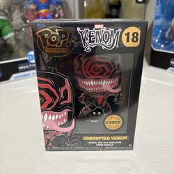 LE Chase Corrupted Venom 4" Enameled PoP Pin