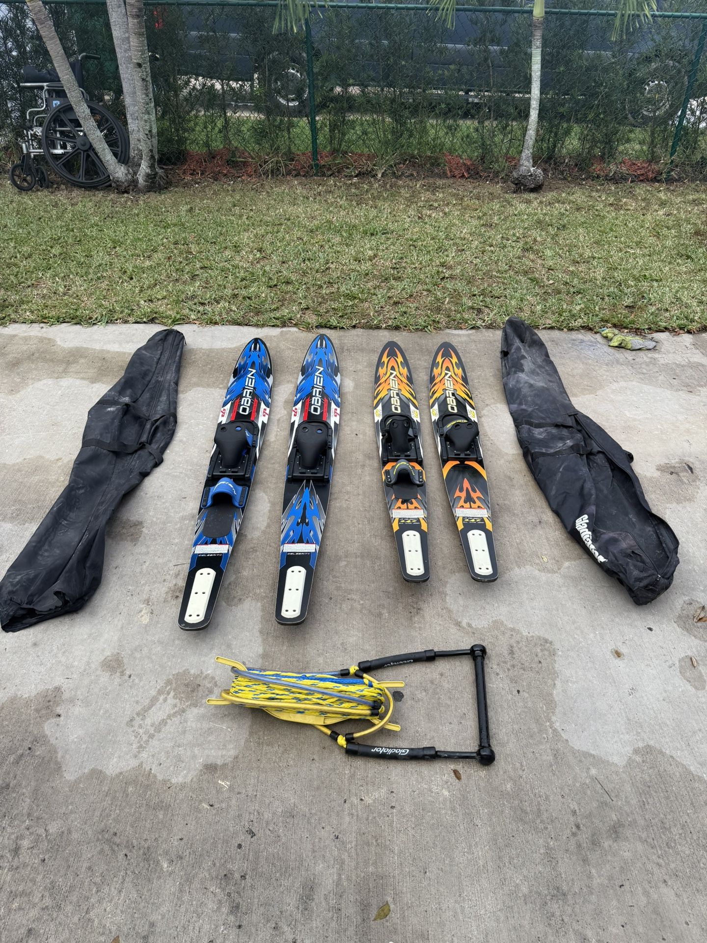 O’Brien Celebrity water skis ($100 each)