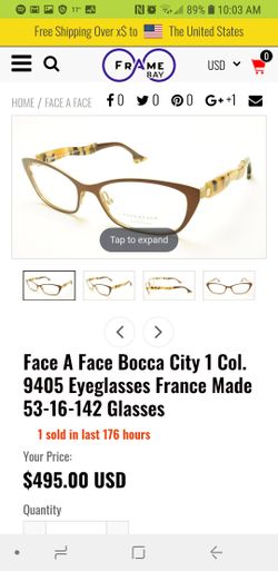 Face A Face Bocca City 1 Col.9405 Eyeglasses