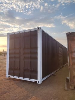 40FT HIGH CUBE CUSTOM PAINTED SHIPPING CONTAINER | ELECTRICAL PACKAGE INCLUDED | WIND AND WATERTIGHT | READY TO GO