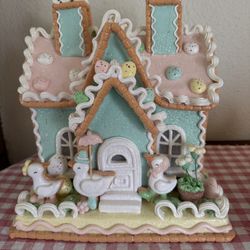 Easter House Lights Up