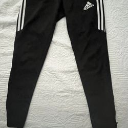 adidas Men's Aeroready Sereno Slim Tapered-Cut 3-Stripe Pants. 