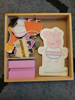 Peppa Pig Magnetic Wood Puzzle