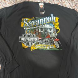 New Men’s Harley Davidson Long Sleeve Shirt Size 2xl 