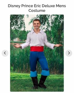 Disney Prince Eric Deluxe Men's Costume