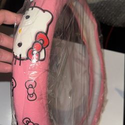 Hello Kitty Rubber Grip Pink Steering Wheel Cover