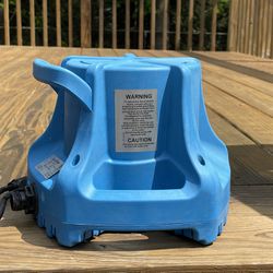 Water pump for above ground pool