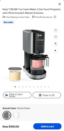 Ninja CREAMi Ice Cream Maker - NEW