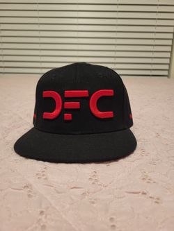 New DFC Snapback Hat Cap In Black And Red