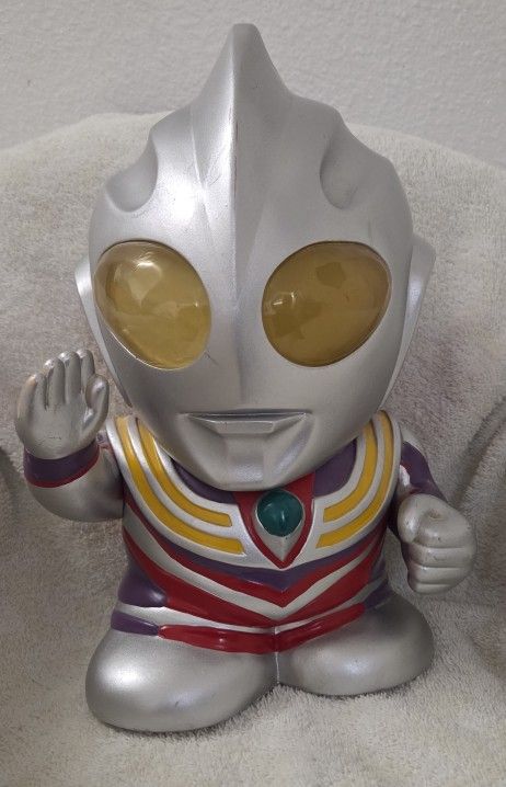 Two ULTRAMAN Coin Bank