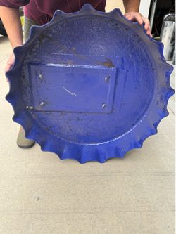 Bud Light Bottle Cap Metal Sign