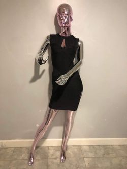 Midi Dress, Black, S