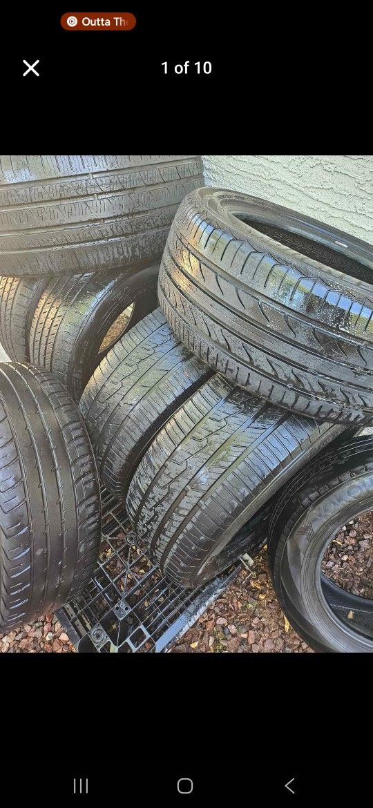 Trying To Get Rid Of My Used Tire Inventory Due To Work 60$OBO For All