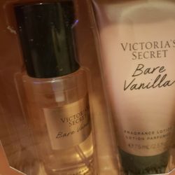Victoria's Secret Mini Mist Duo In BARE VANILLA