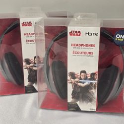 iHome Star Wars Episode VII Over-the-Ear Headphones Black