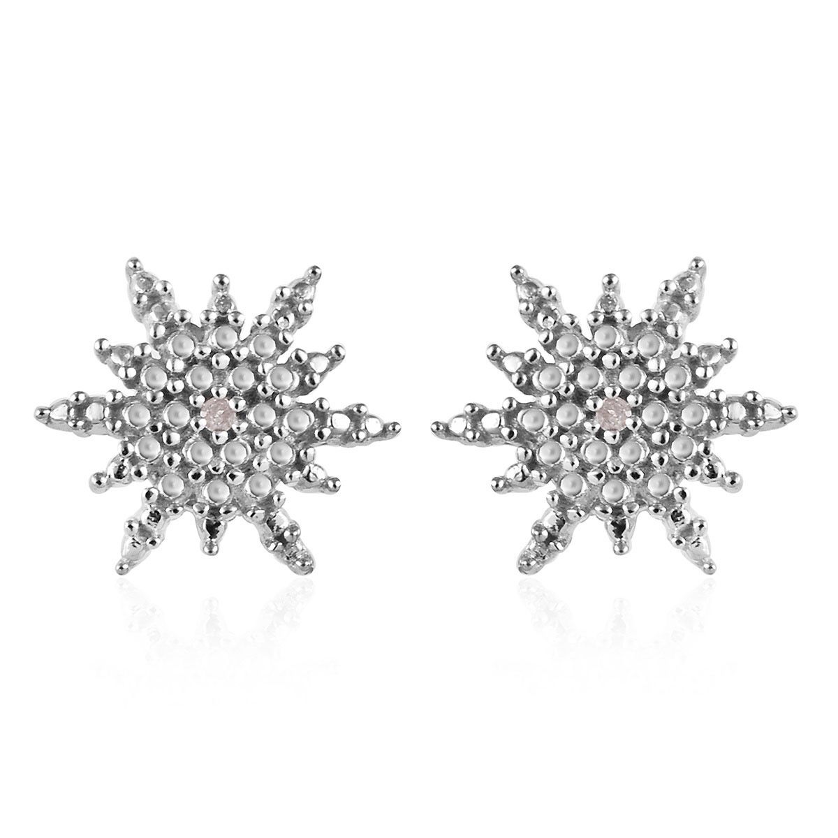 Diamond Accent Star Stud Earrings