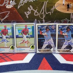 Denzer Guzman Angels Prospect Autograph Baseball Cards