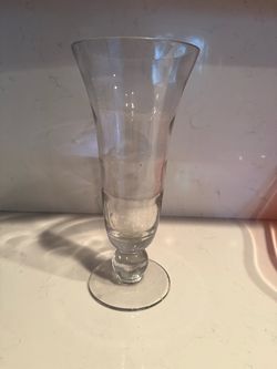 Vintage glass vase