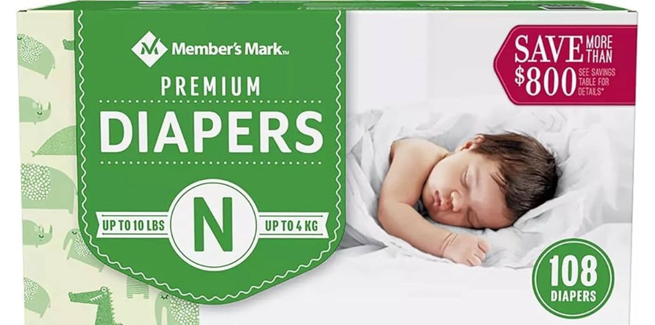 Members Mark Newborn Diapers