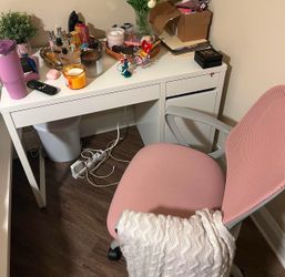Desk and chair