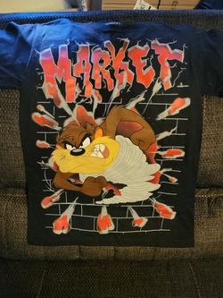 Chinatown Market Looney Tunes Size Small Black T Shirt 