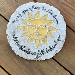 Stepping Stones Outdoor Garden - Pavers for Outside Walkway Garden Stones Garden Stepping Stones Outdoor Decorative Stone for Garden 9.5 * 9.5 * 0.7 I