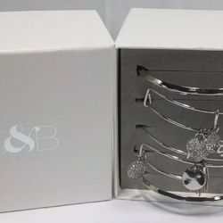 5 Christopher & Banks Stackable Bracelets New in Box