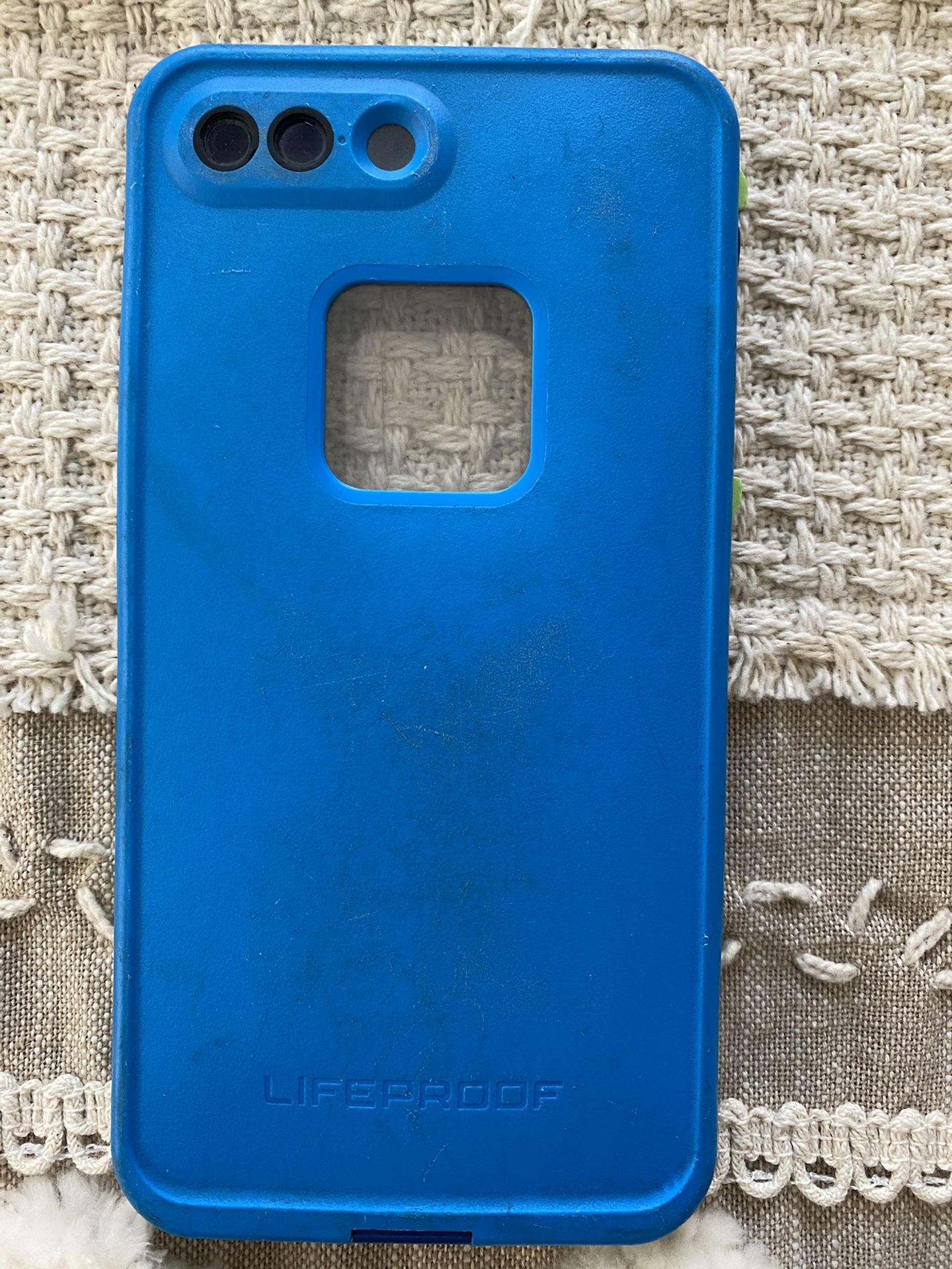 iPhone 7 Plus blue Lifeproof case, phone case, lifetime warranty