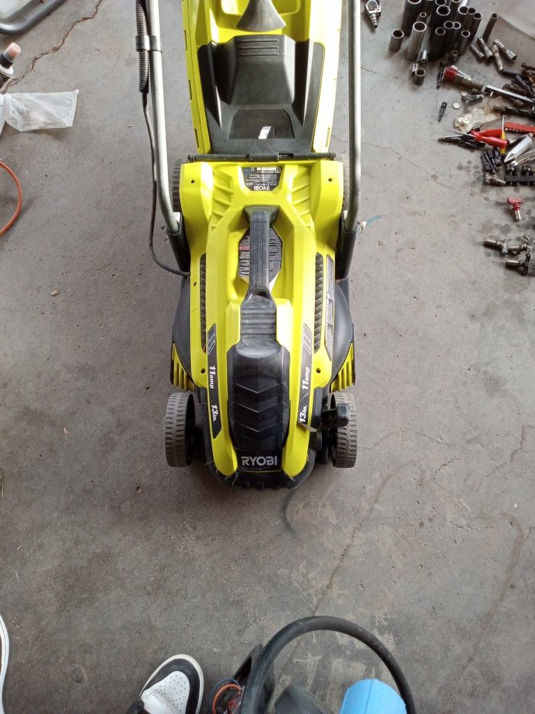 Ryobi Electric Lawn Mower!!