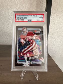 Joe Montana 6/10 Short Print, Cosmic PSA9!