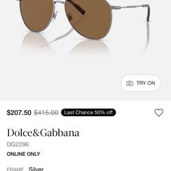 Dolce And Gabbana Sunglasses 