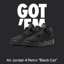 Jordan 4 Black Cats 