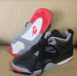 Air Jordan 4 Retro Re-imagined Bred 10.5  B Grade