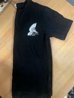 Kids TweenSlogan & Bird Graphic Drop Shoulder Short Sleeve T-Shirt
