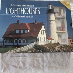 Historical Set Of Lighthouses Orginal Package And Book 