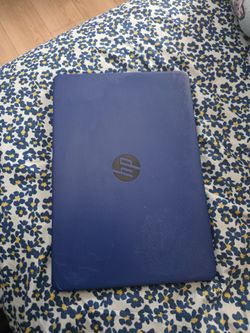 Blue HP Laptop