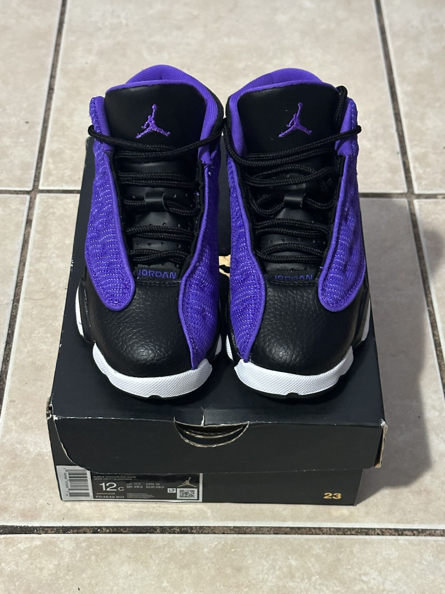 Kids Jordan 13 Retro Size 12