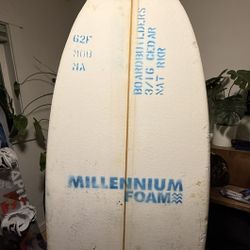 Surfboard Blank Millennium 6’2”F
