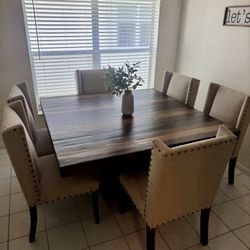 Dining Table With 6 Chairs 