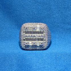 Moissanite 2.08 ctw Square Ring 