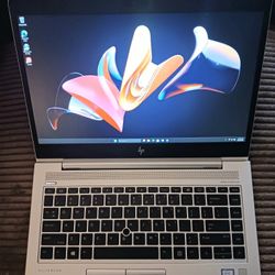 Aluminum HP EliteBook Laptop Intel Core i5-8350u 16 GB RAM 512 GB SSD Webcam 1080P FHD LCD Wi-Fi & Bluetooth Wireless Windows 11 Professional 