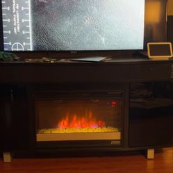 Fire Place W/ Speaker and 2 Remotes Surround Sound