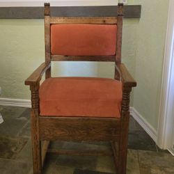 Antique Tiger Oak Chair