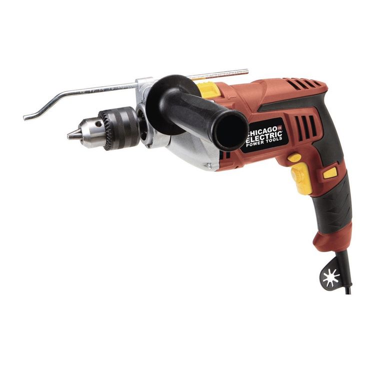 CHICAGO ELECTRIC 1/2 In. 7.5A Variable Speed Hammer Drill