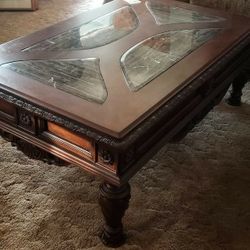Coffee table and 2 End tables