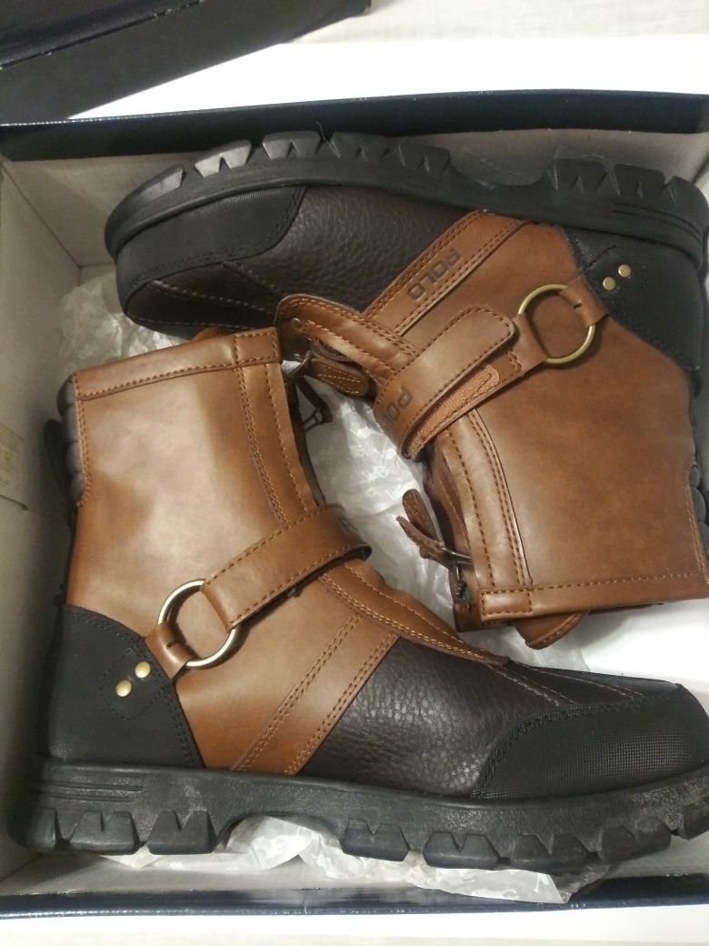 Ralph Lauren boots brown