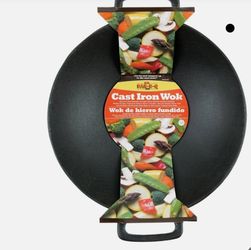 16" Cast Iron Wok
