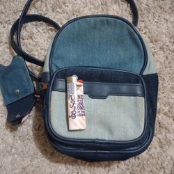 Blue Crossbody Bag