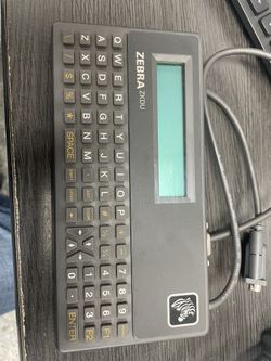 Zebra Label Machine Keyboard