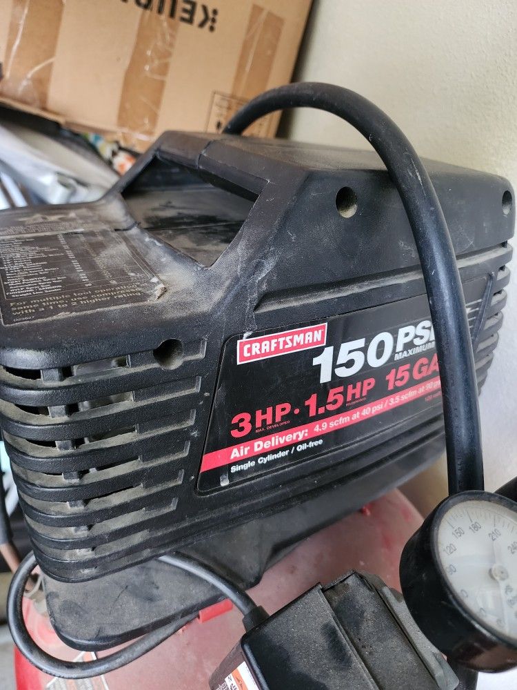15 Gallon Craftman Compressor